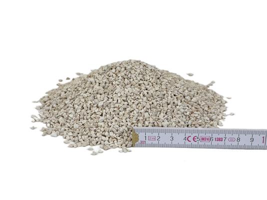 White Gravel 2 - 3 mm  25 kg Eimer Bodengrund