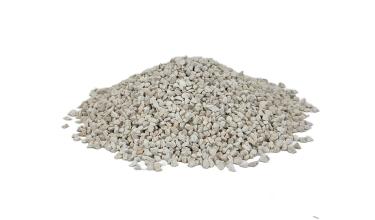 White Gravel 3 - 4 mm  25 kg Eimer Bodengrund